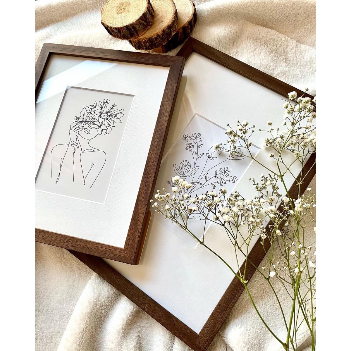 Ceanothe Brio passe-partout 30x40 cm 24x30 blanc cassé carton