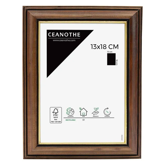 Ceanothe Vénézia Imagine cadre photo 13x18 cm bois doré