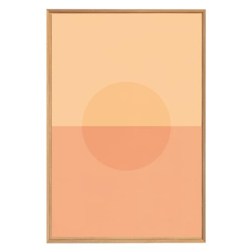 Ceanothe demi soleil tableau encadré 65x97 cm mat