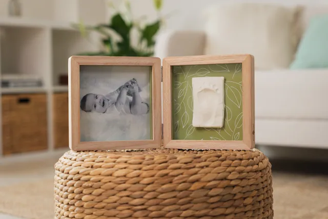 Petit Artichaut Double Frame Olive Tree cadre empreinte vert