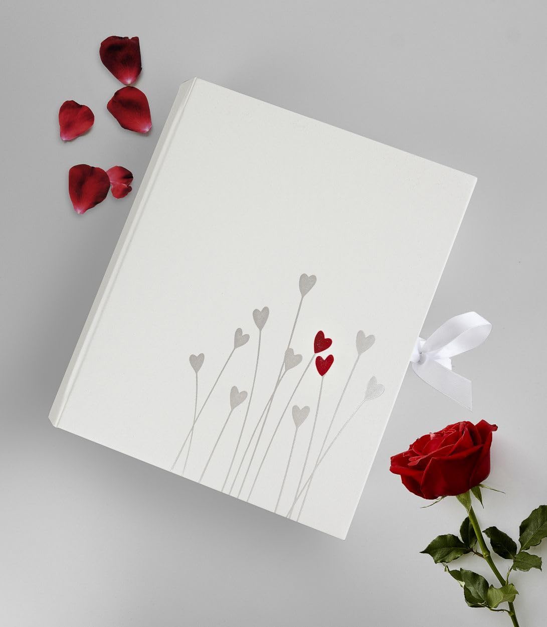 walther design Mariage boîte rangement blanche cœur