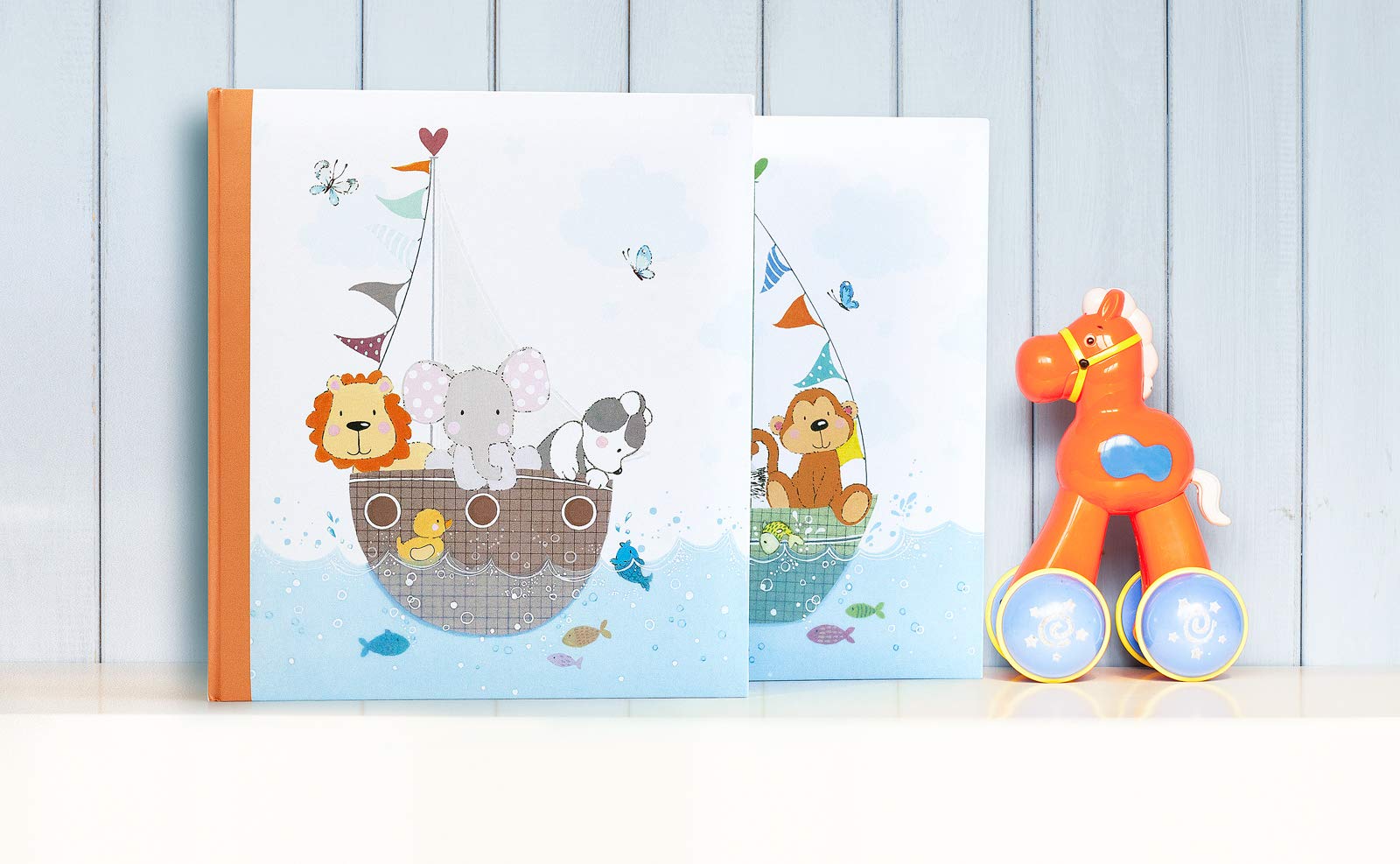 walther design Baby By my side UK-277-O album photo bébé orange