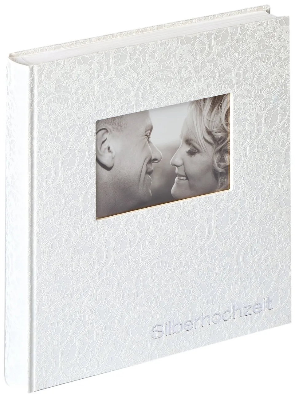 Walther Design Music US-107 album mariage argent 28x30,5 cm blanc