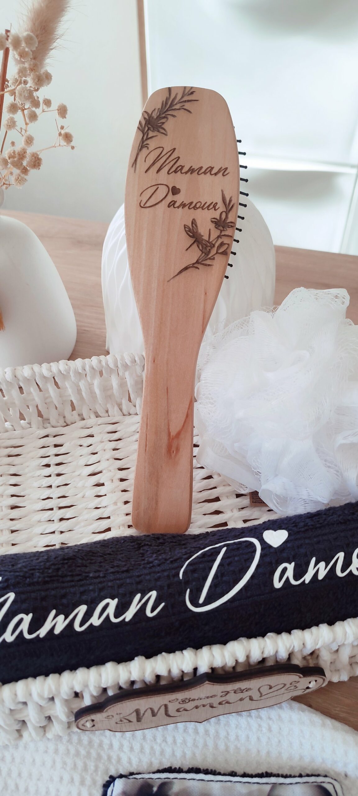 Creat’Angel Corbeille Soins Beauté coffret noir et blanc