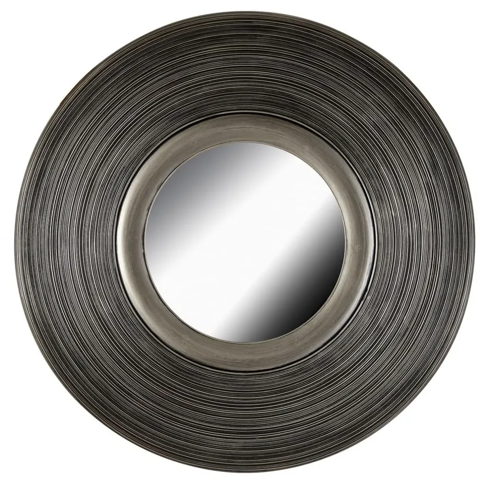 Ceanothe Eden miroir rond silver 56 cm mural