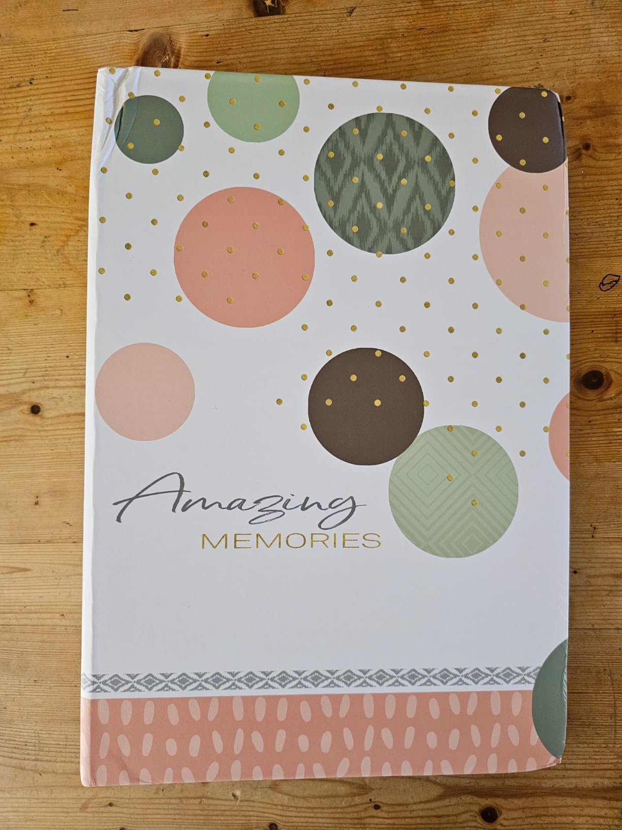 walther design Amazing Memories MX-485-R album photo rose saumon 30x30 cm