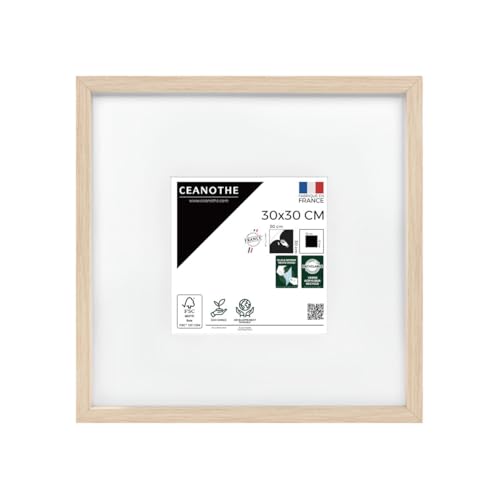 Ceanothe Wild cadre photo 30x30 cm bois brut passe-partout