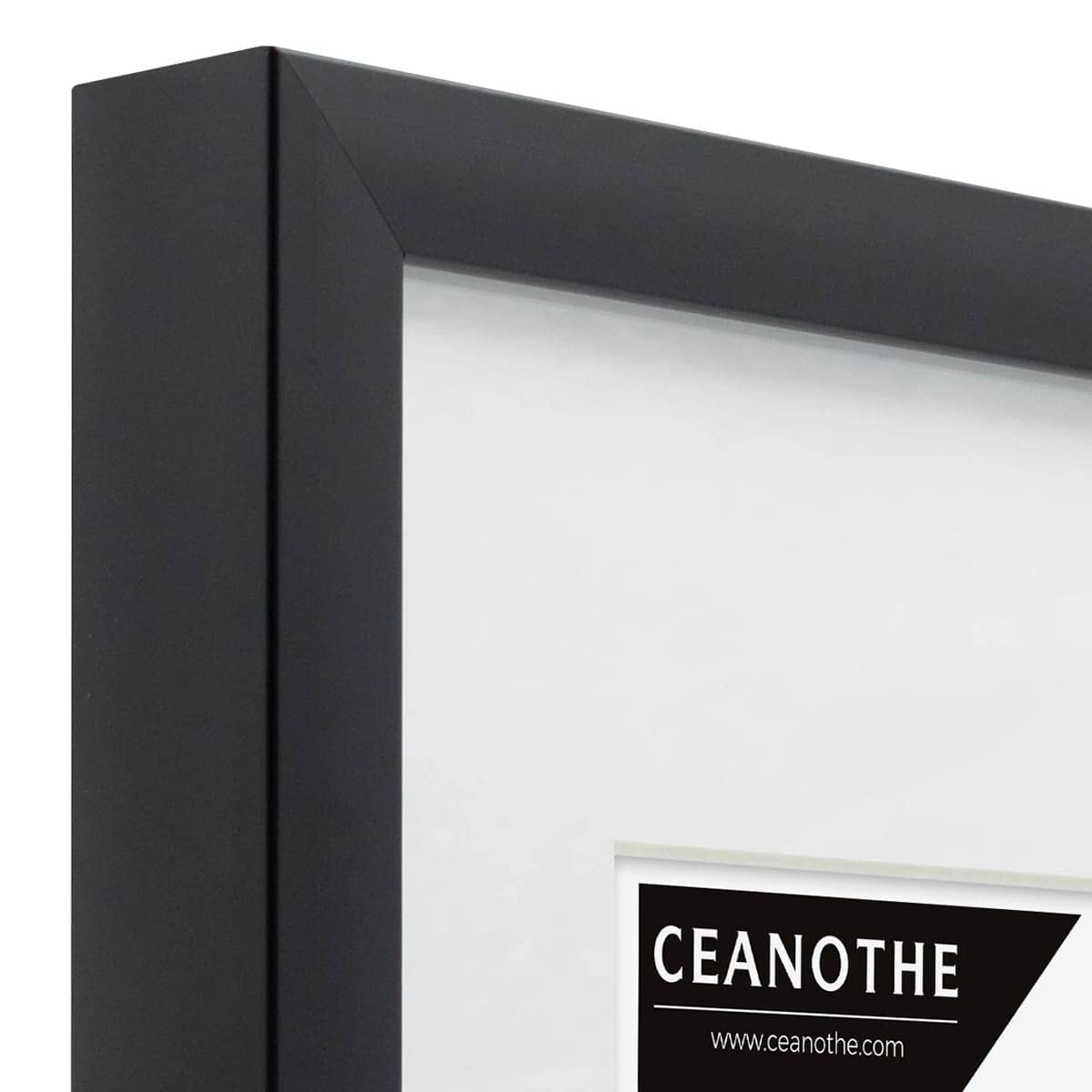 Ceanothe Milan cadre photo 24x30 cm noir passe-partout