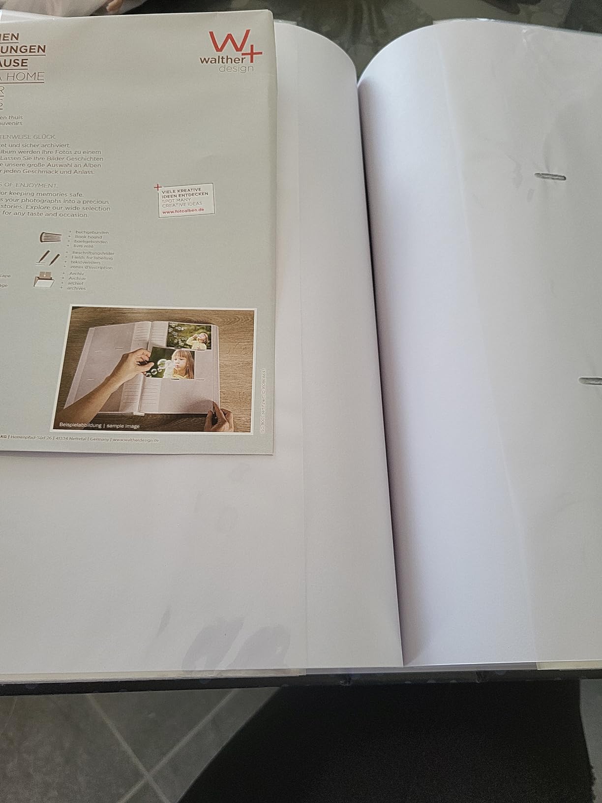walther design Amazing Memories MX-485-R album photo rose saumon 30x30 cm