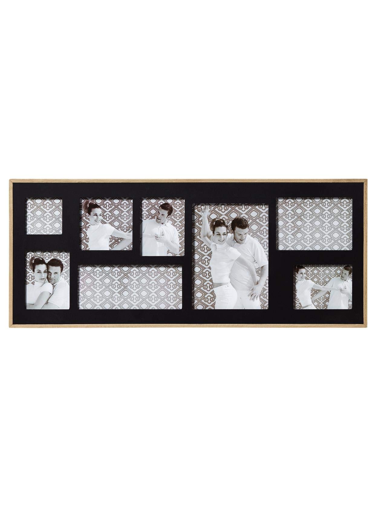 Walther Design Double YP899W cadre photo 8 photos blanc bois