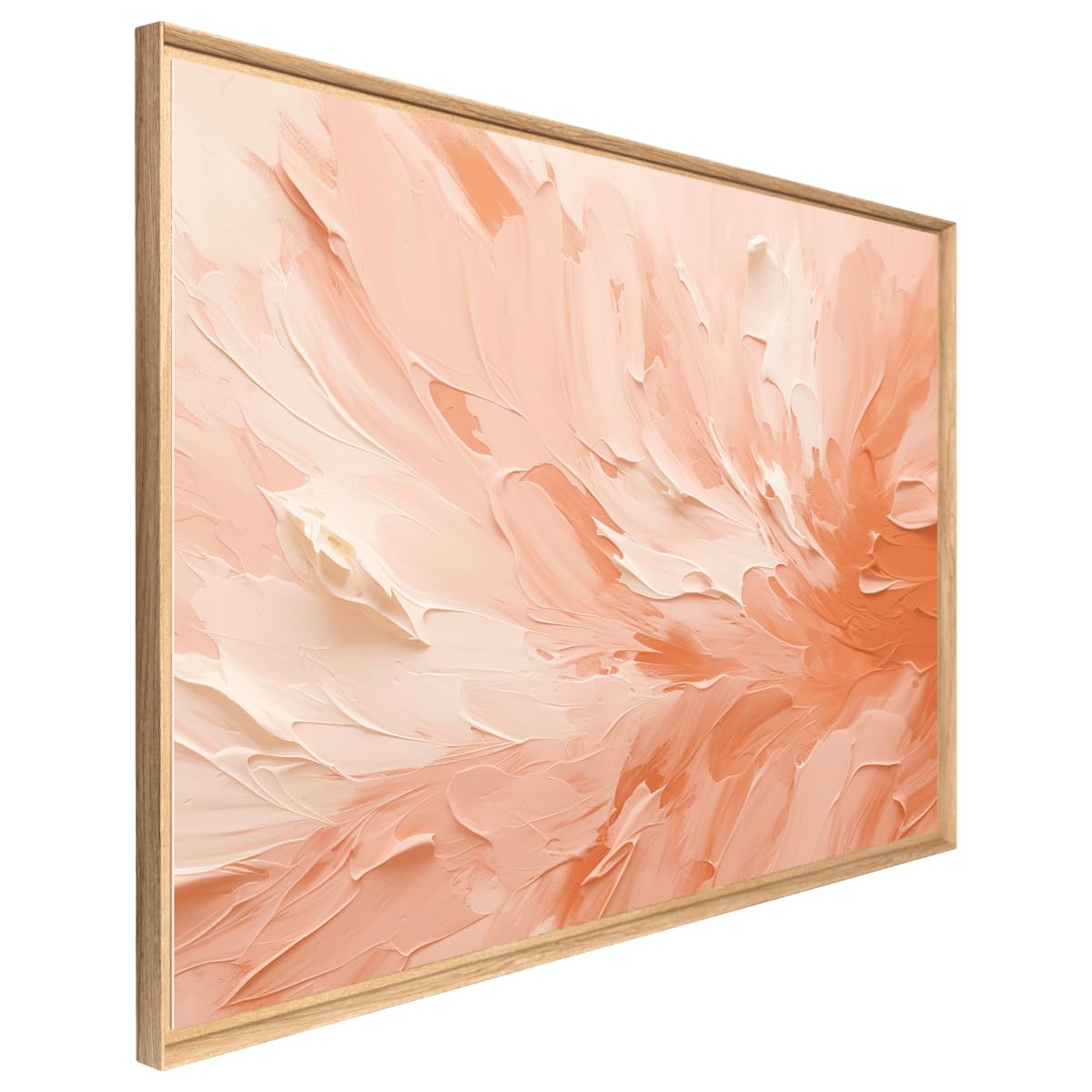 Ceanothe Art Texturé tableau encadré 65x97 cm mat