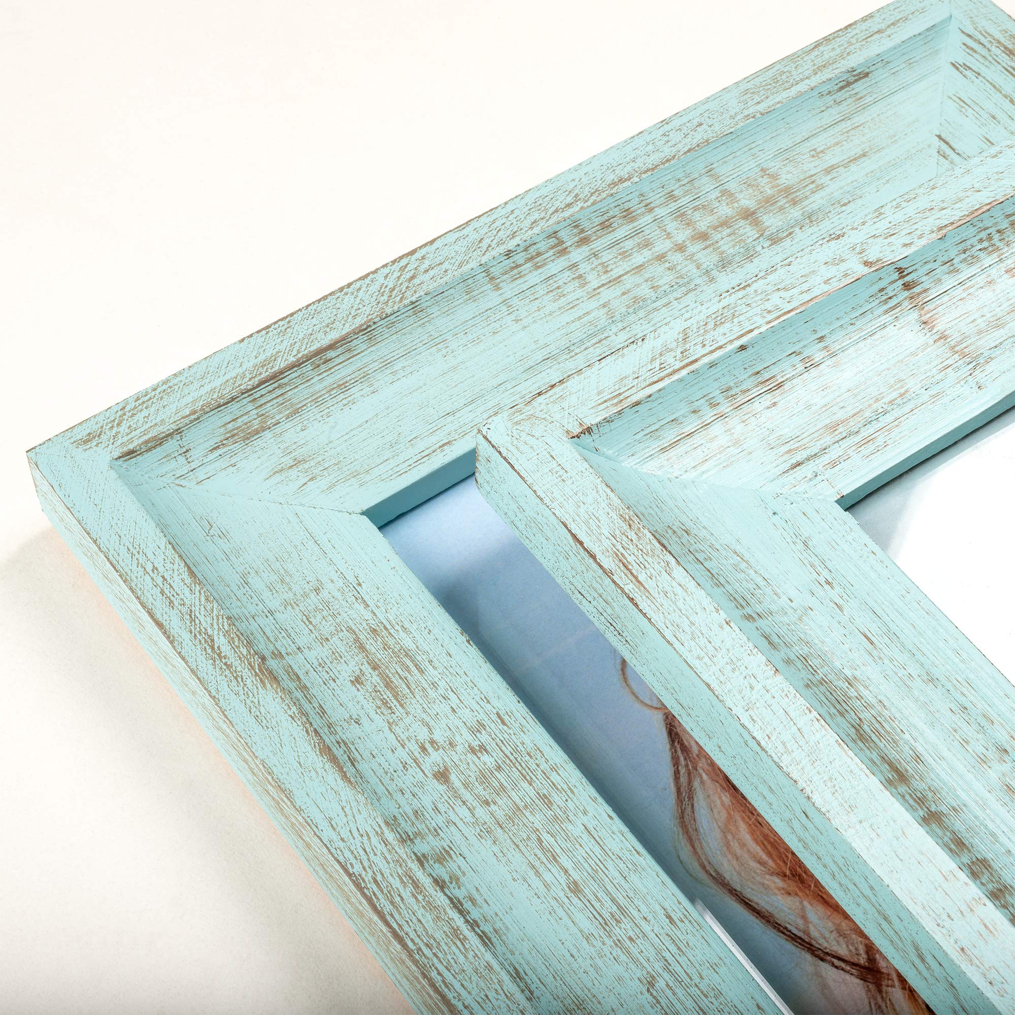 walther design Marley AN520L cadre photo 15x20 cm bleu bois chic