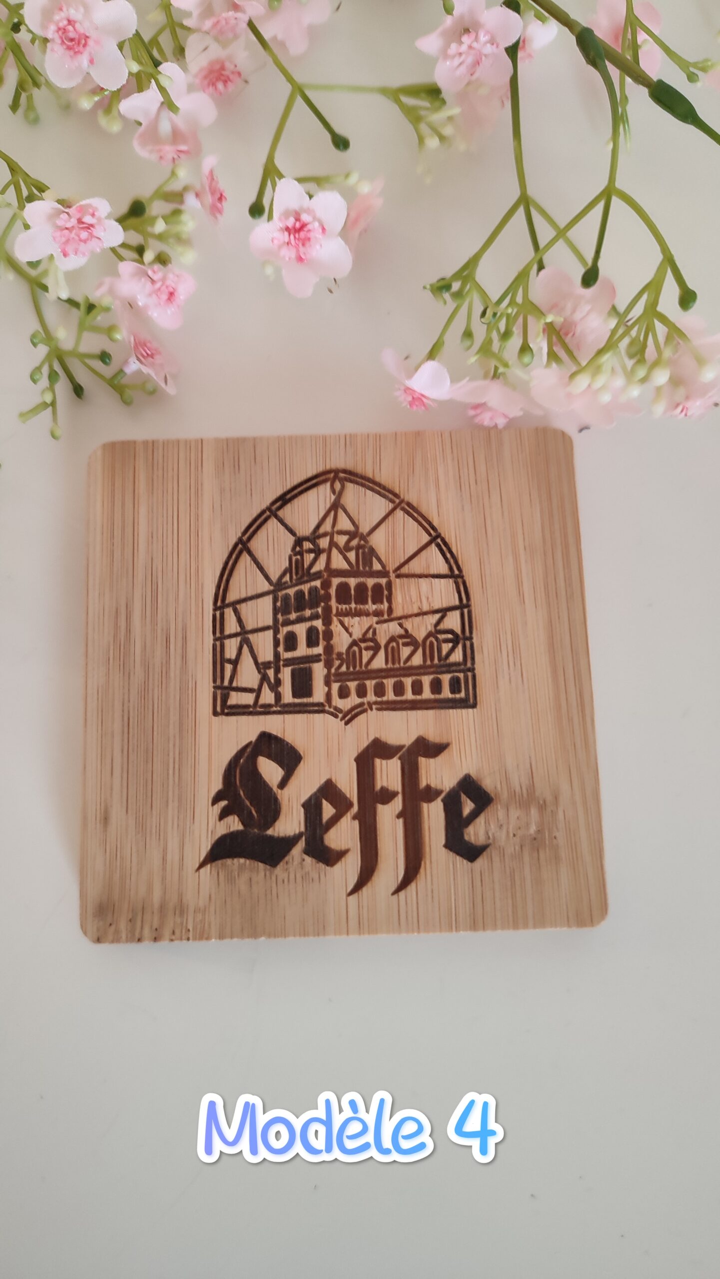 Creat’Angel dessous de verre bambou 10 cm unité