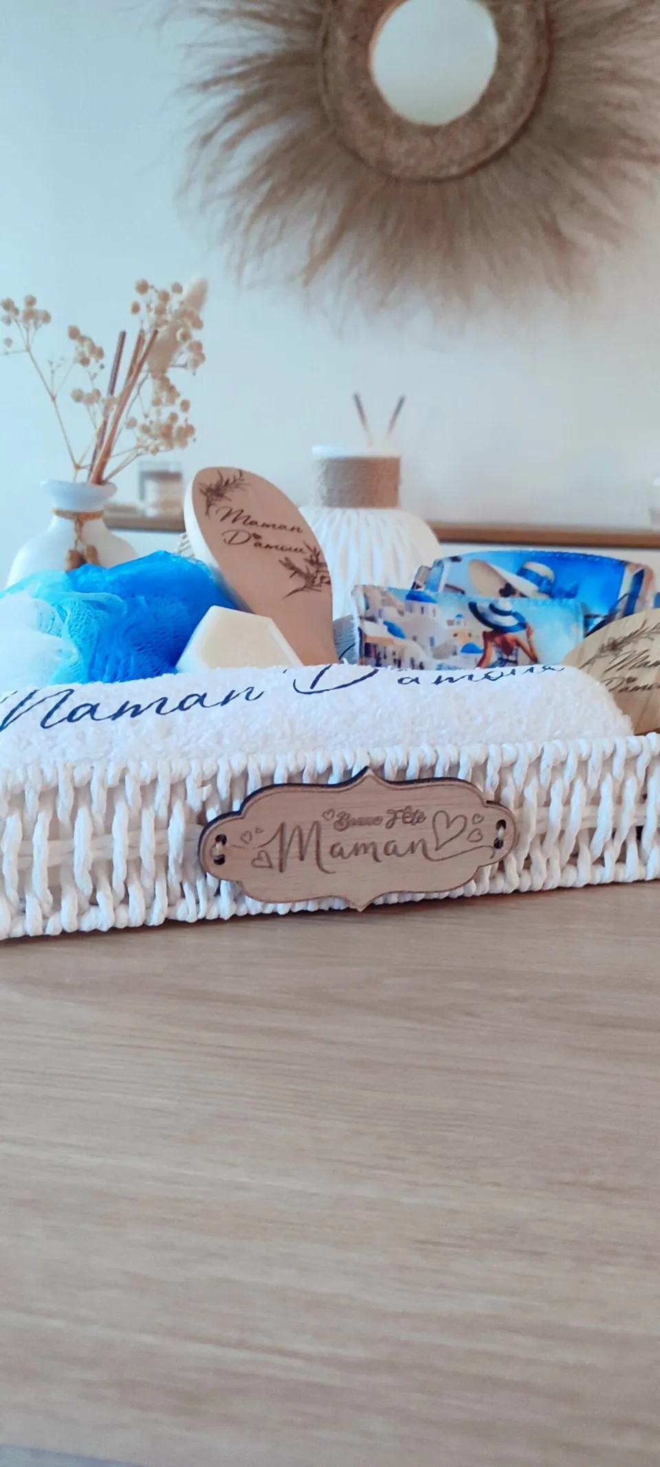 Creat’Angel Corbeille Soins Beauté coffret bleu