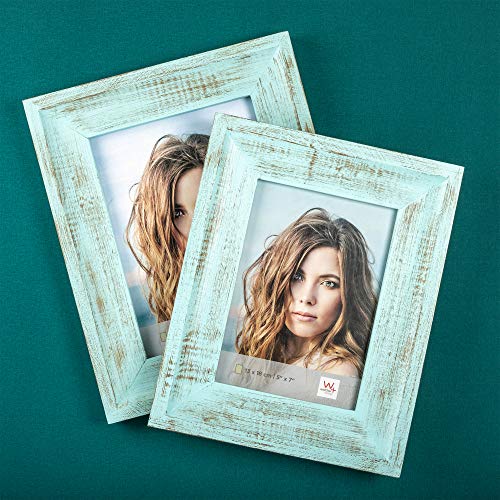 walther design Marley AN520L cadre photo 15x20 cm bleu bois chic