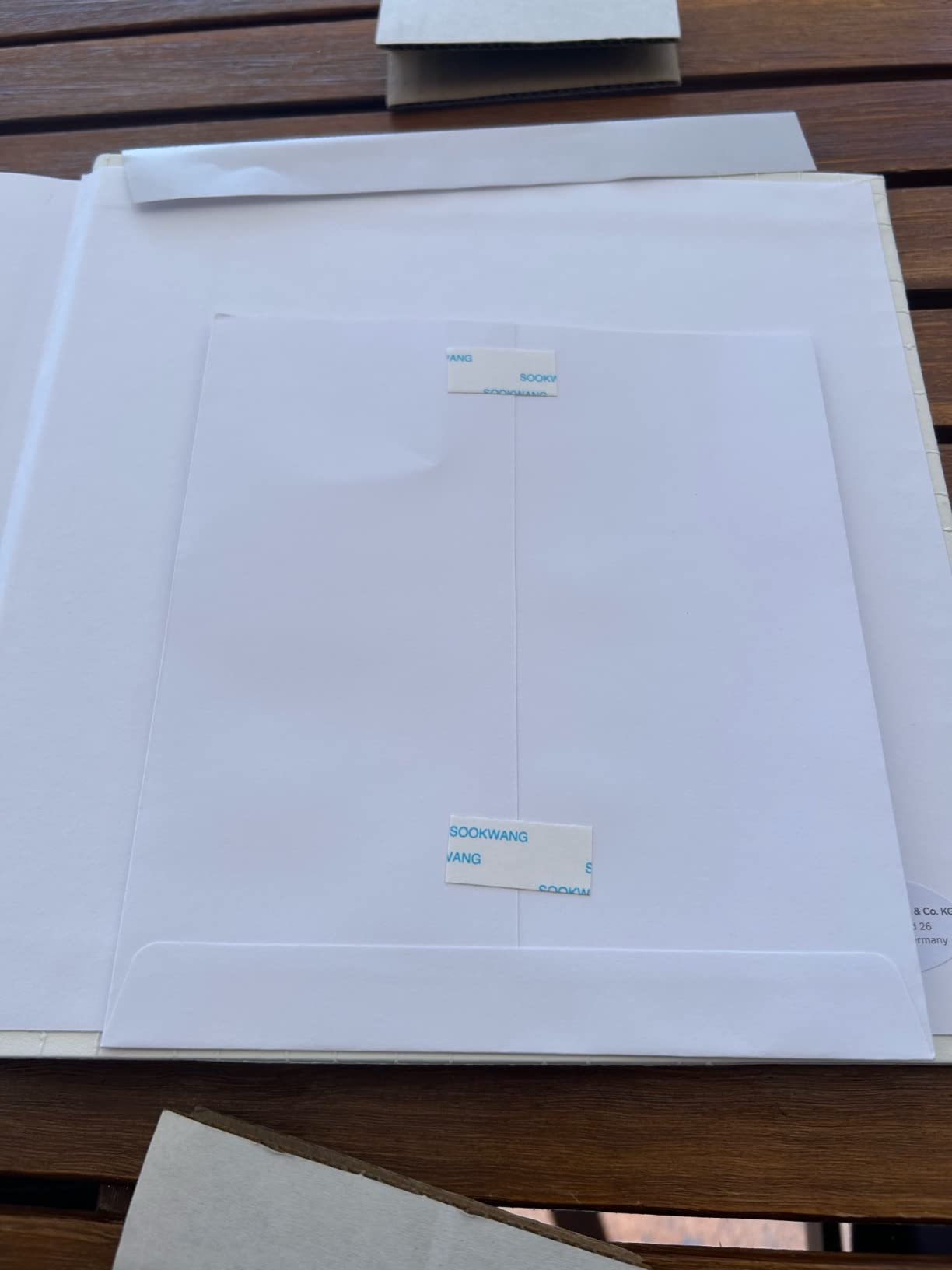 walther design All Round FA-131 album photo 26x25 cm blanc découpe