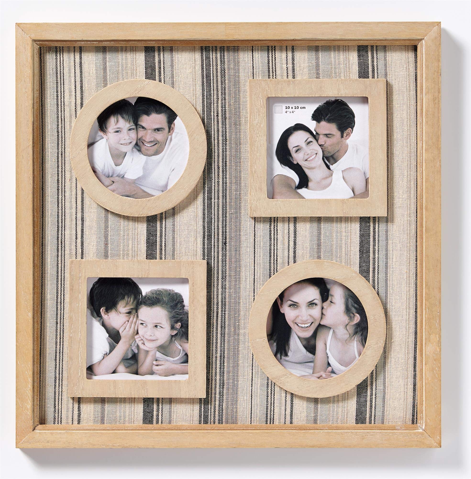 Walther Design Milan QF110H cadre photo beige 4x10x10 cm coeurs