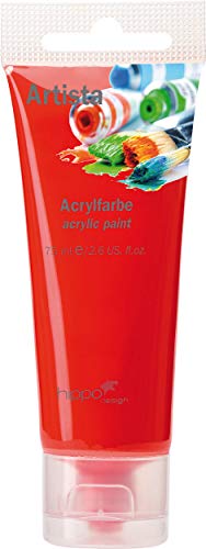 Walther Design peinture acrylique rouge 75 ml