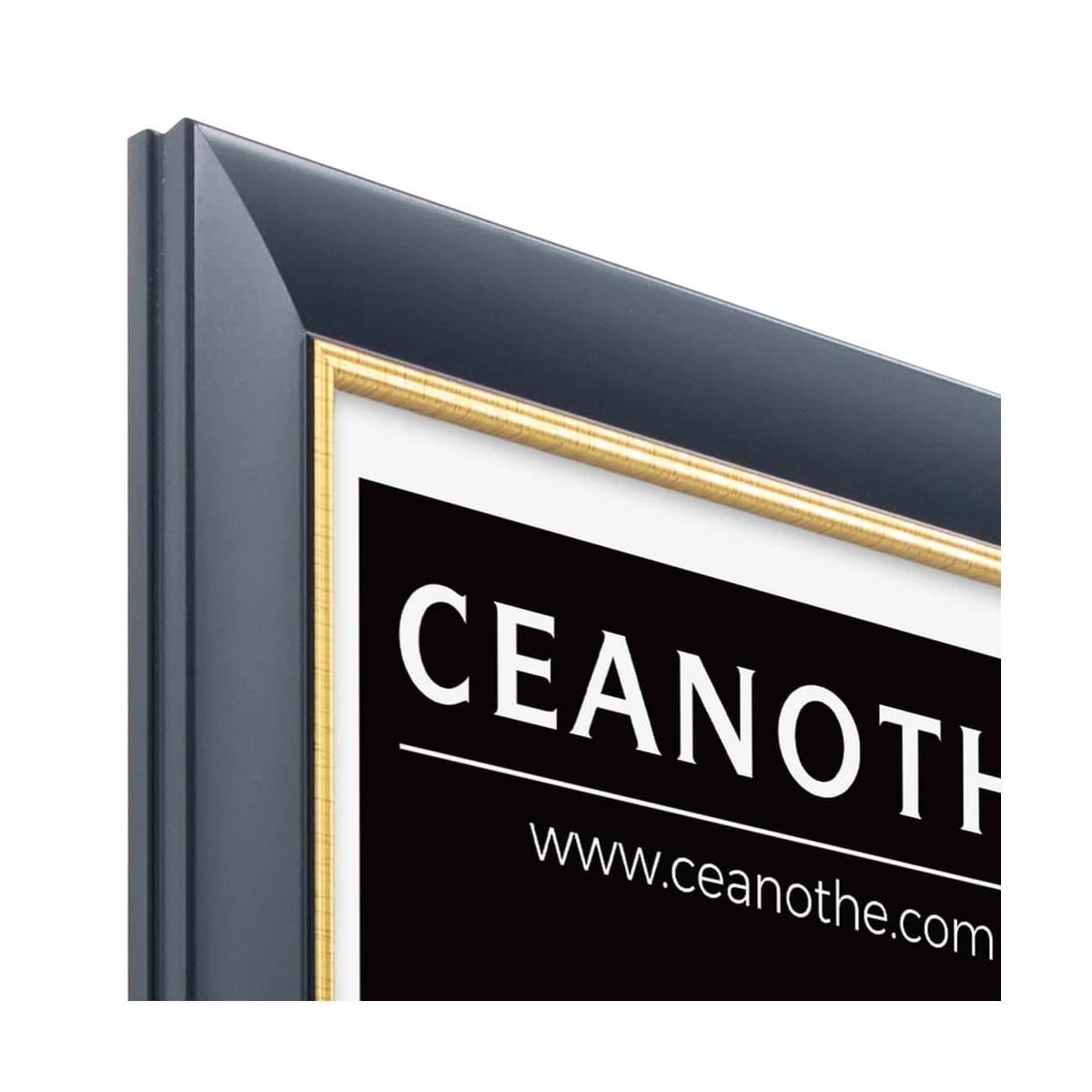 Ceanothe Hades cadre photo bleu dore 40x50 cm A3