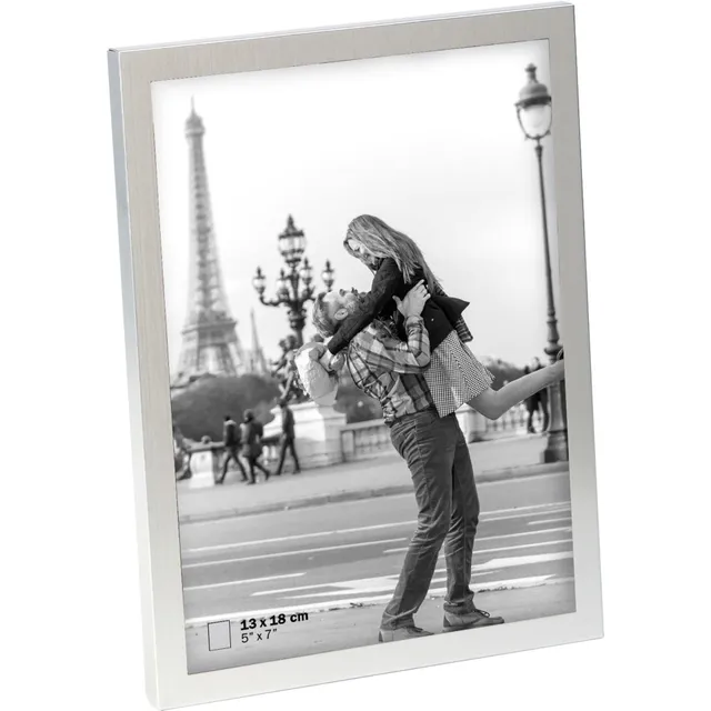 walther design Karla BT318T cadre photo argent 13x18 cm métal