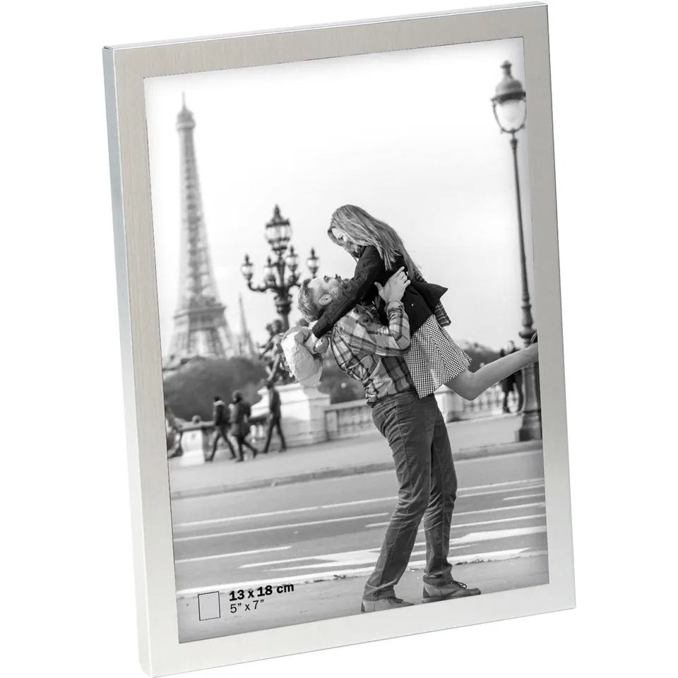 walther design Karla BT318T cadre photo argent 13x18 cm métal