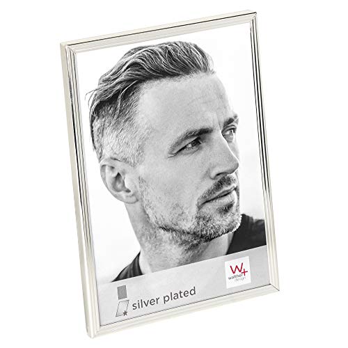 walther design Malcom cadre photo portrait argenté 15 x 20 cm