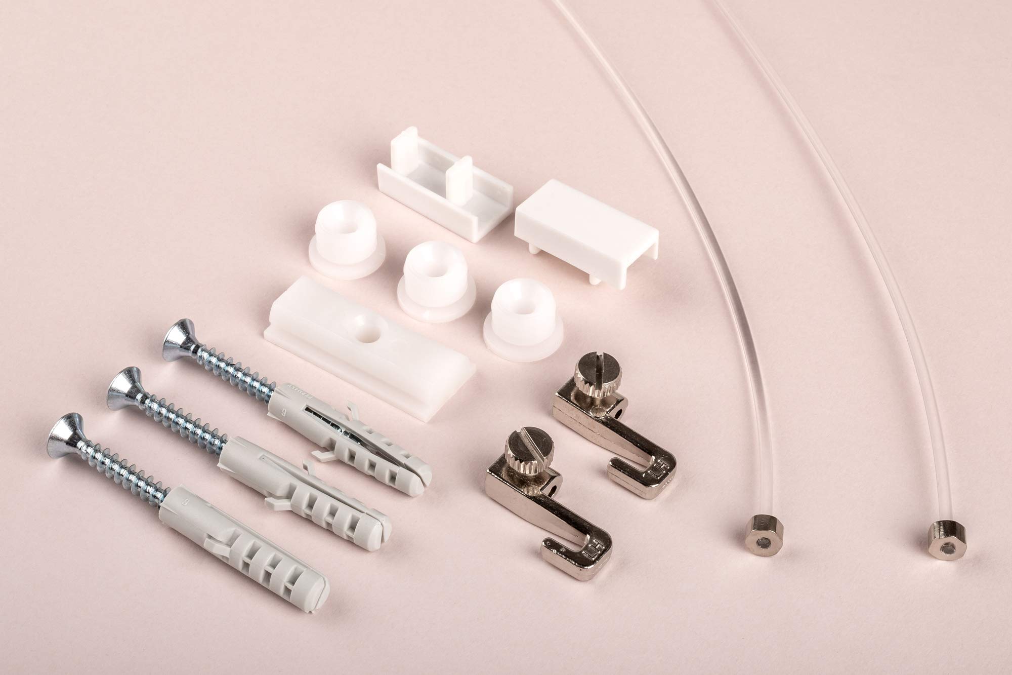 walther design rail tableau blanc 1 m aluminium avec crochets