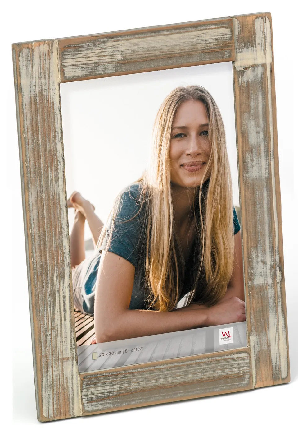 Walther Design Longford QL030P cadre photo 20x30 cm marron bois