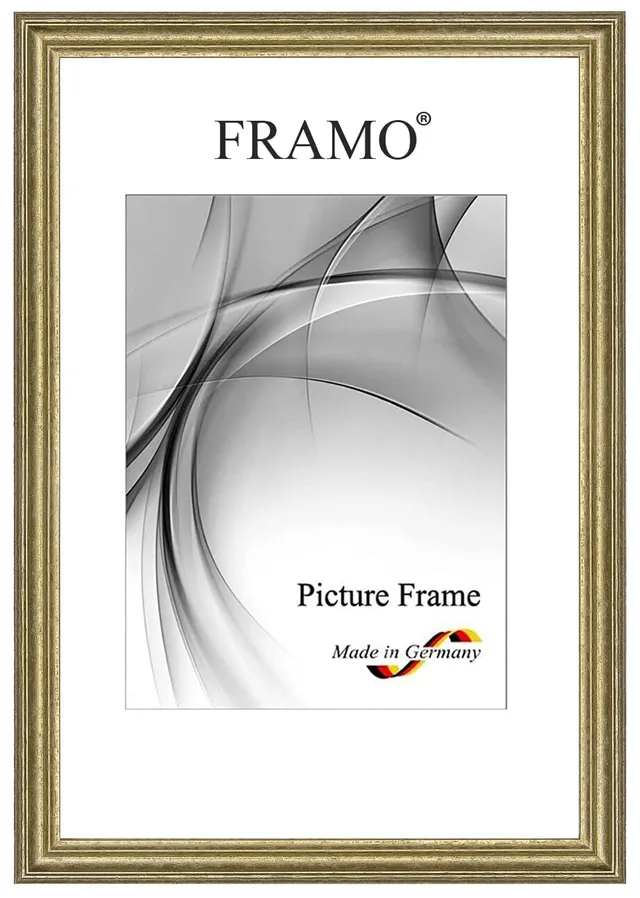 FRAMO N°085 cadre photo baroque vieux-argent 10x20 cm