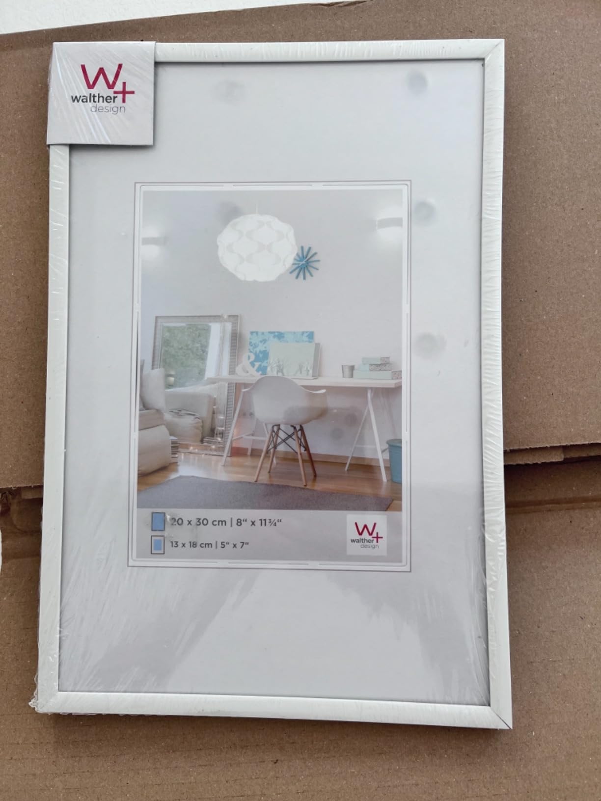 walther design Lifestyle cadre photo 20x30 cm blanc plastique