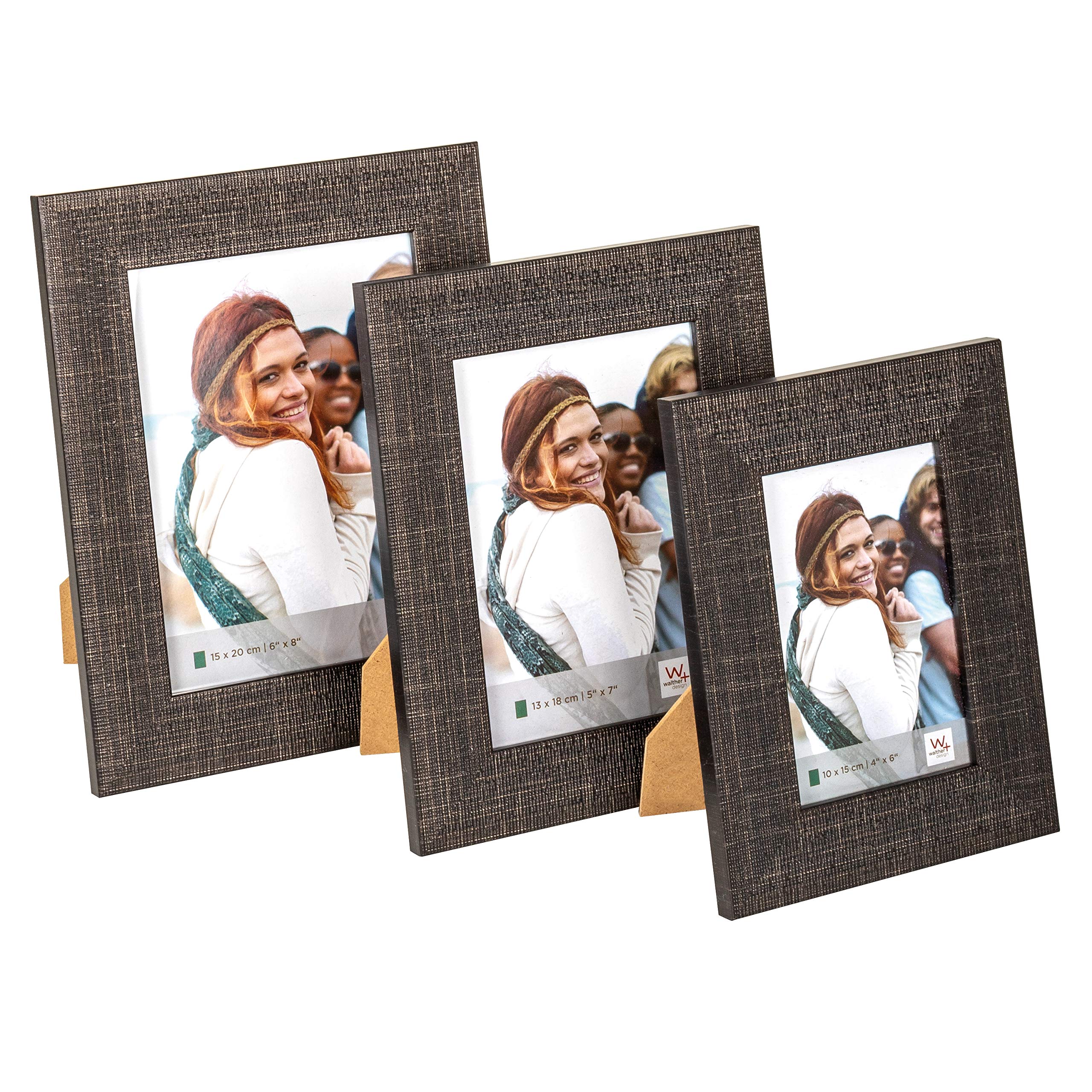 walther design Friendship AP015P cadre photo 10x15 marron