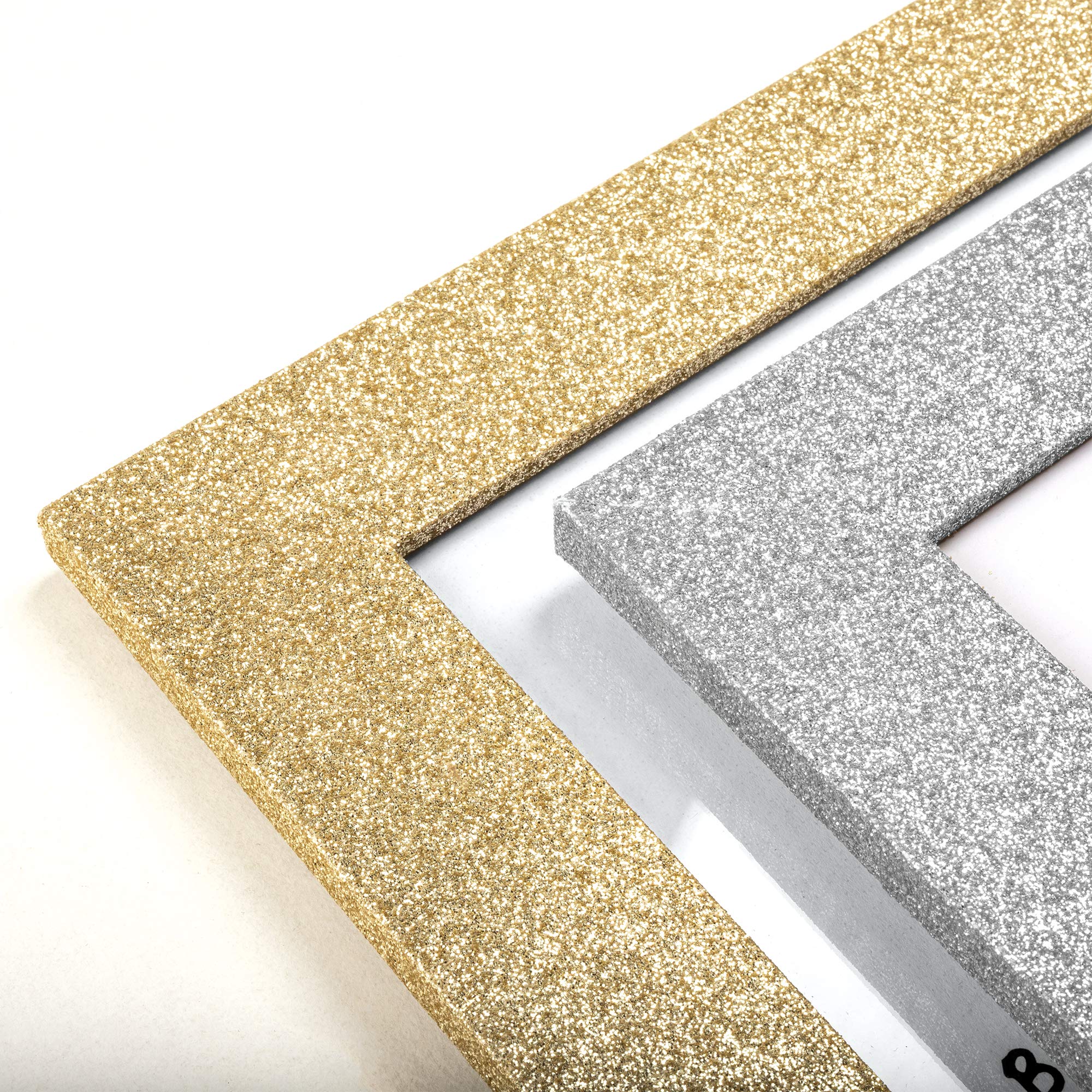 walther design Twinkle IT015S cadre photo 10x15 cm argenté scintillant