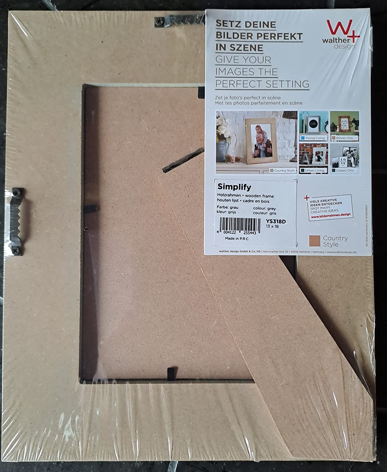 Walther Design Simplify YS318W cadre photo blanc 13x18