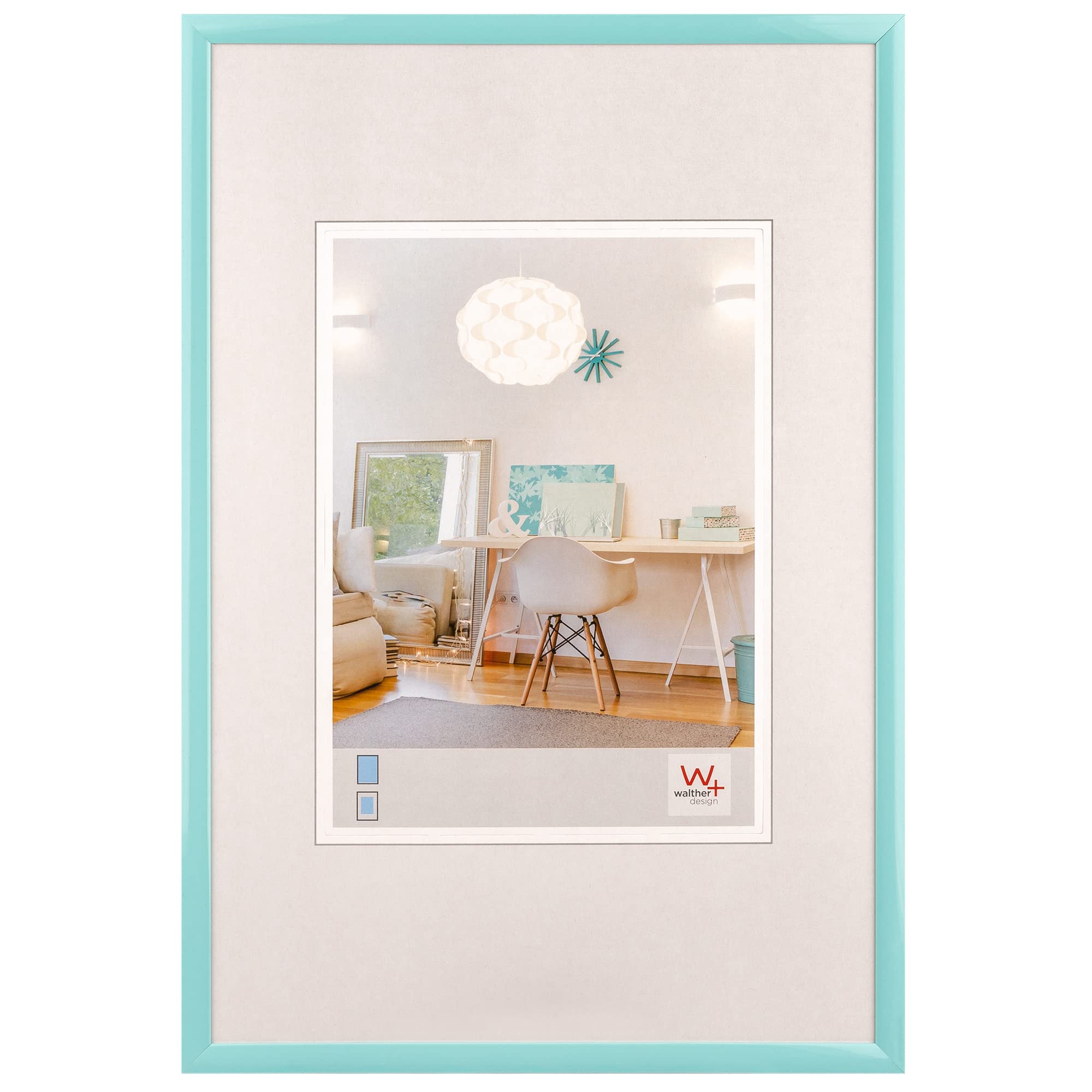 walther design New Lifestyle KV030Q cadre photo plastique rose 20x30 cm