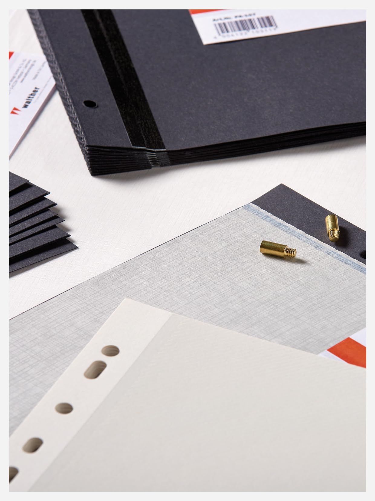 walther design PA-102 feuilles album photo 10 blanches