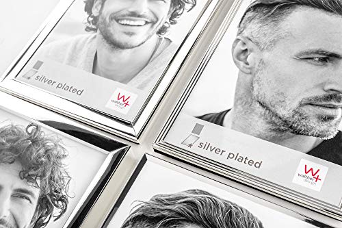 walther design Malcom cadre photo portrait argenté 15 x 20 cm