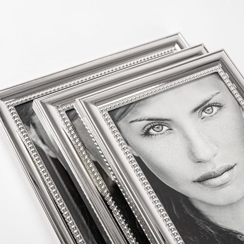 walther design Elodie BM318S cadre photo argenté 13x18 cm