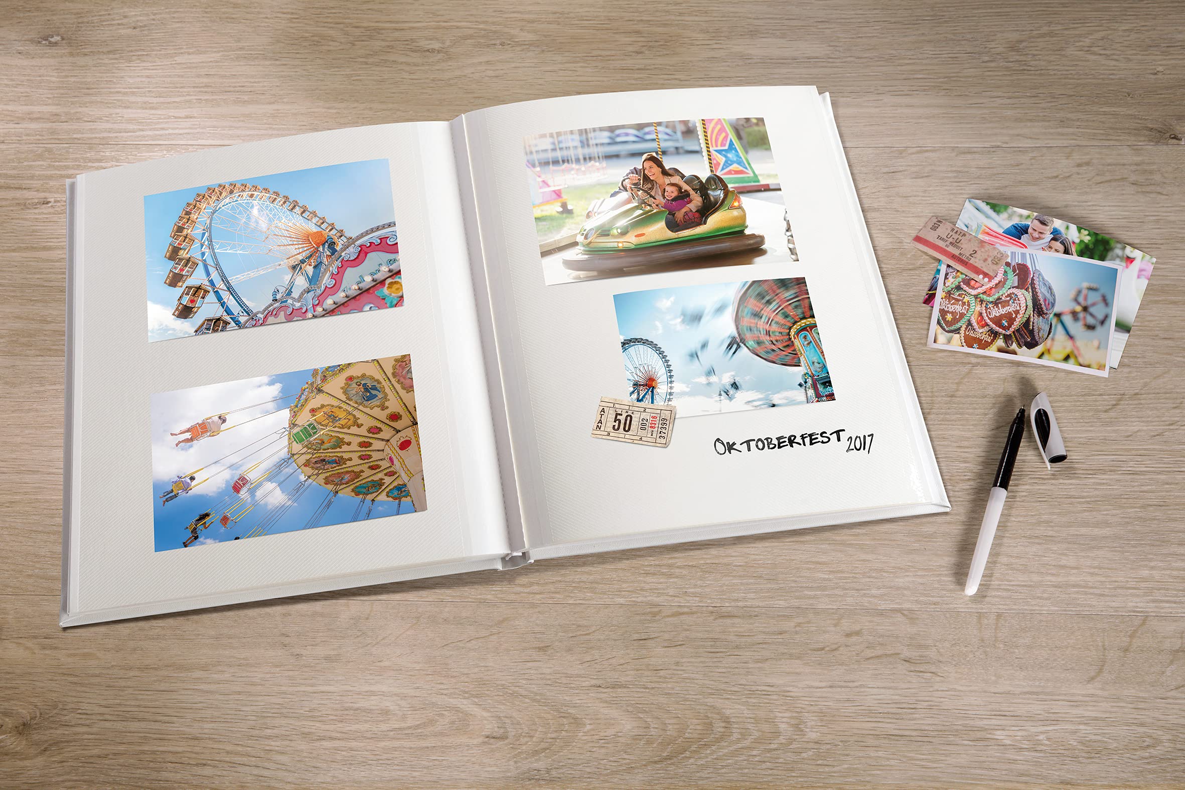 walther design Monza SK-124-L album photo bleu autocollant