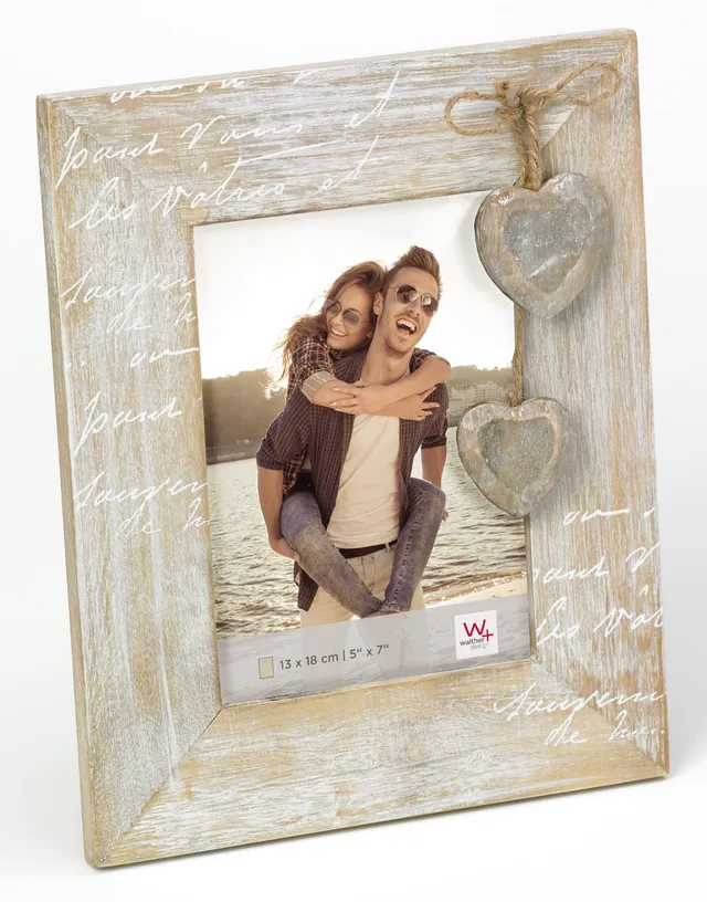 walther design Le Coeur QH318P cadre photo 13x18 marron