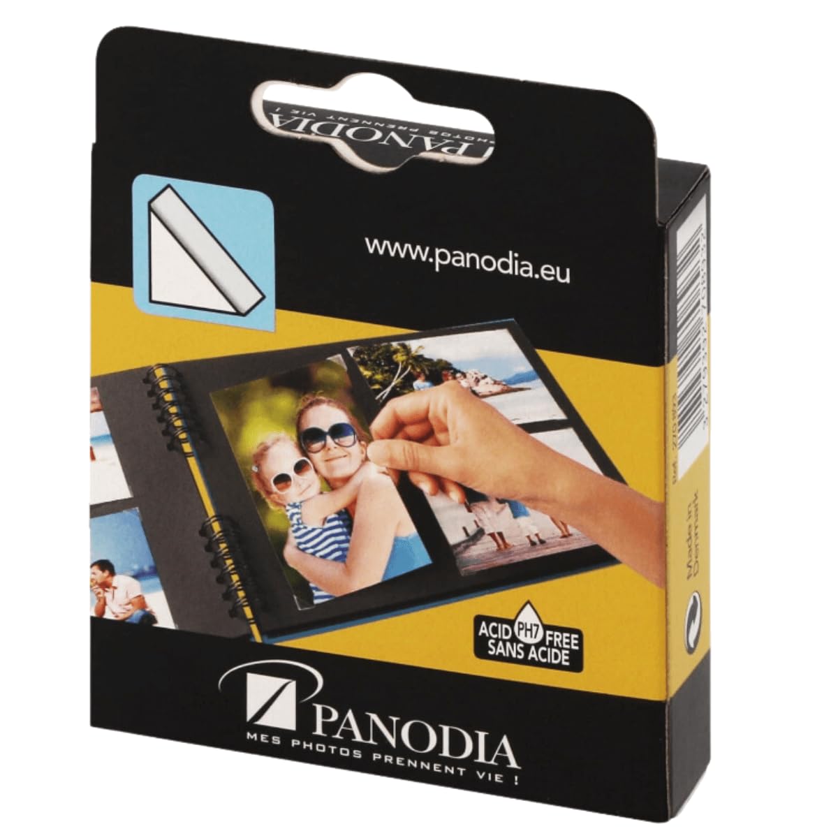 Panodia coins photos adhésifs transparents boîte 500