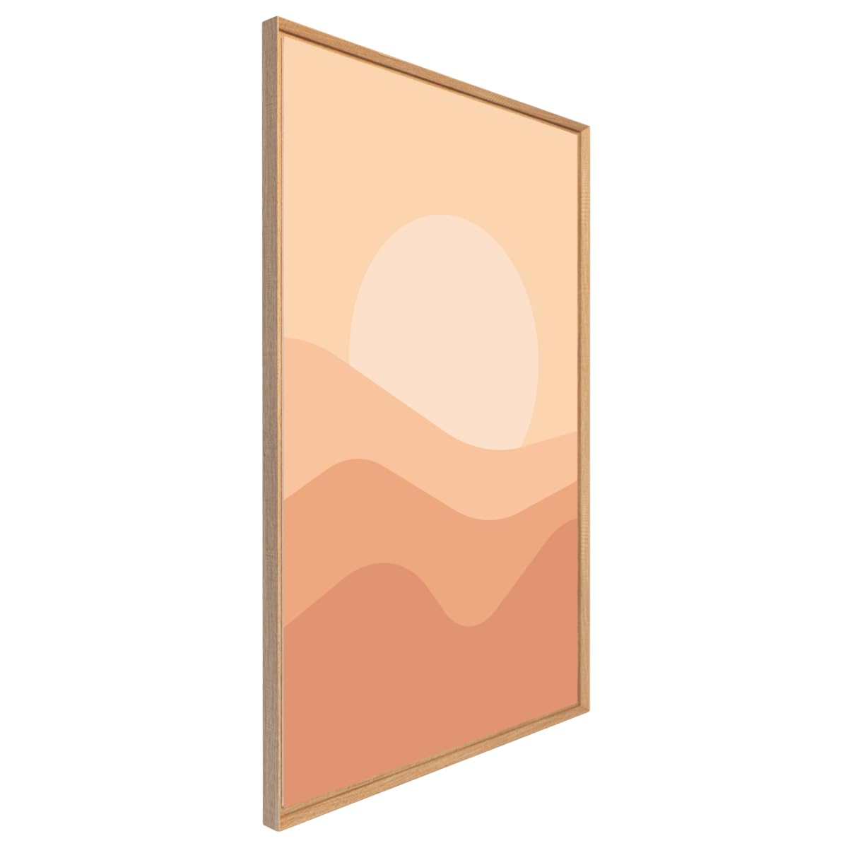 Ceanothe Soleil couchant tableau encadré 65x97 cm mat