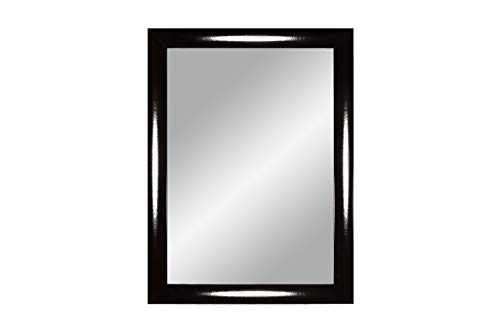 Framo Trend 35 miroir mural 30x35 cm noir brillant