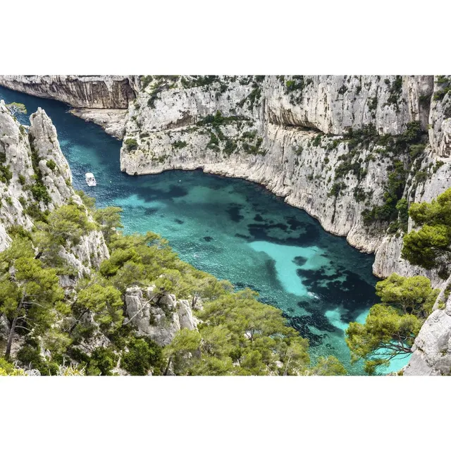 Ceanothe Calanque En-Vau tableau toile 45x65 cm HD