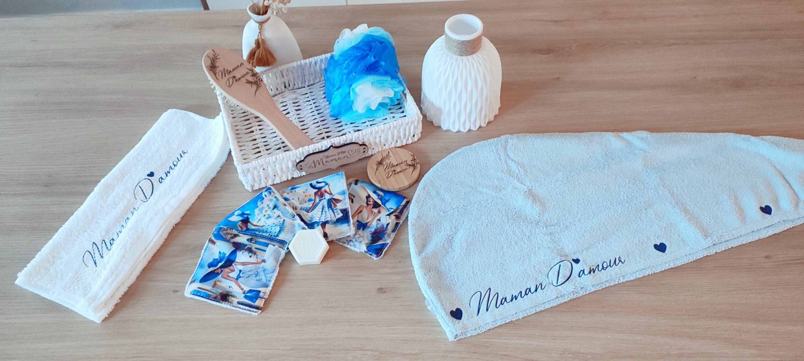 Creat’Angel Corbeille Soins Beauté coffret bleu