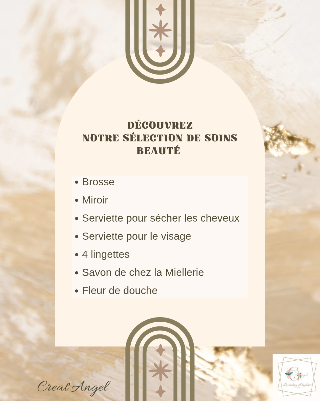 Creat’Angel corbière soins beauté pêche coffret