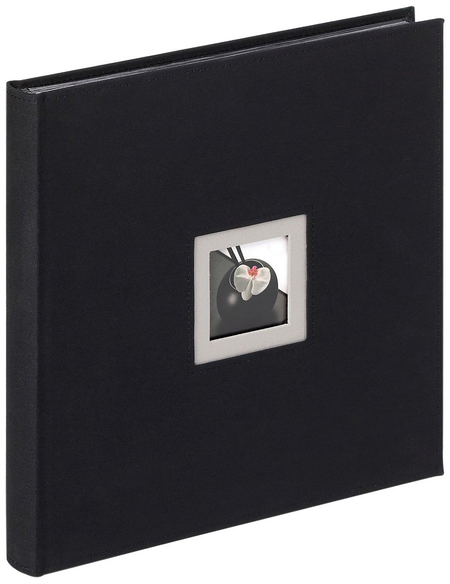 walther design FA-209-B album photo noir 26x26 cm lin