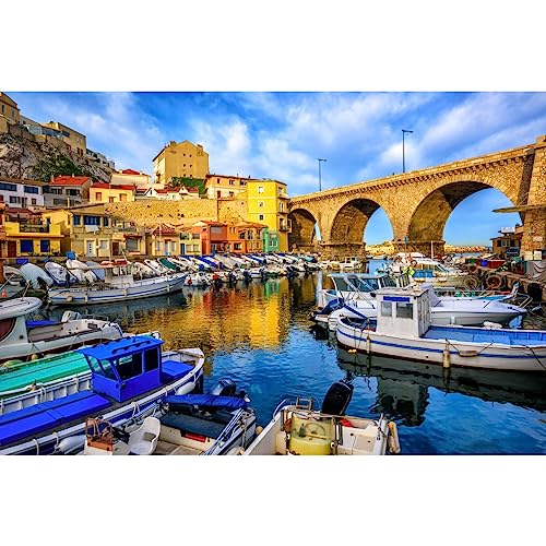 Ceanothe Vallon des Auffes tableau toile 30x45 cm mat