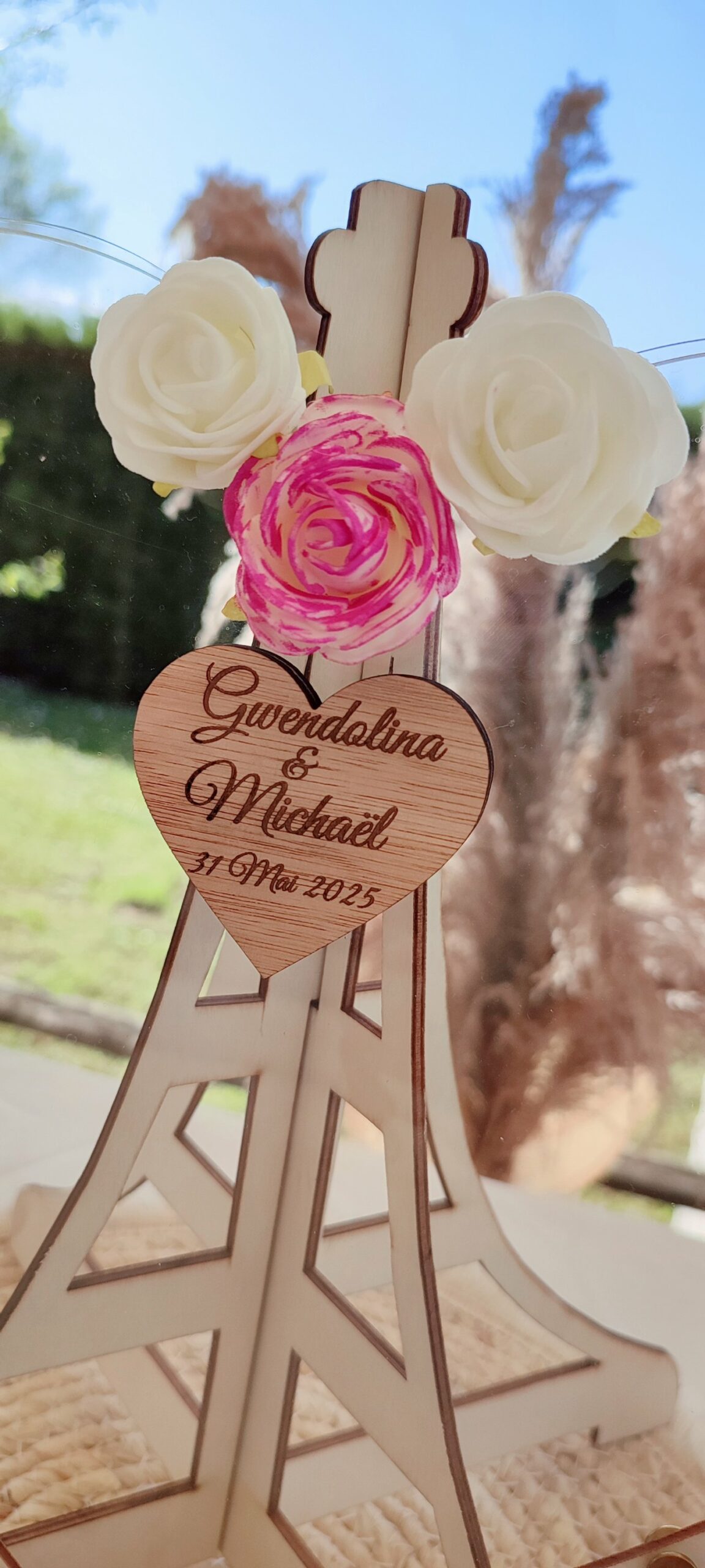 Creat’Angel cérémonie du sable kit mariage verre cœur