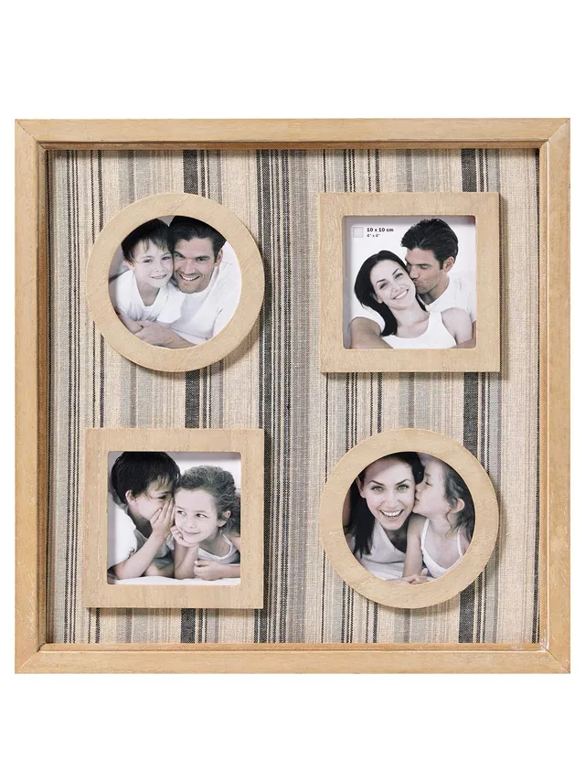 Walther Design Milan QF110H cadre photo beige 4x10x10 cm coeurs