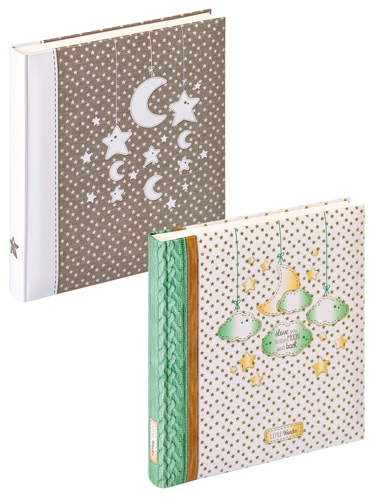 walther design Little Wonder UK-209 album bébé 28x30,5 cm étoiles